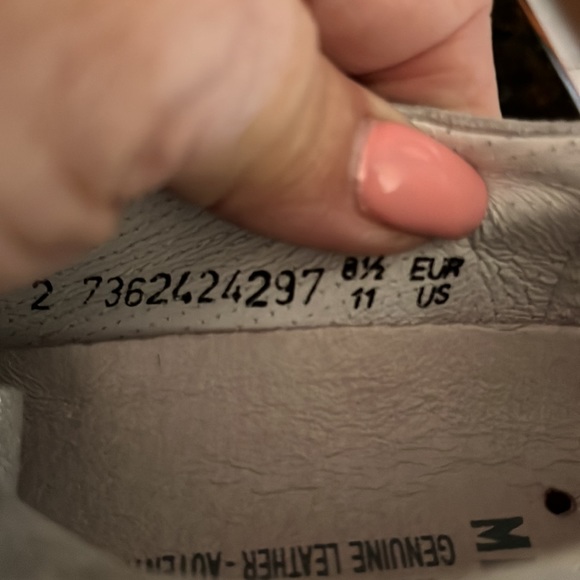 MEPHISTO RUNOFF AIRJET SYSTEM ladies light gray/metallic sneakers size 11 - Picture 10 of 12